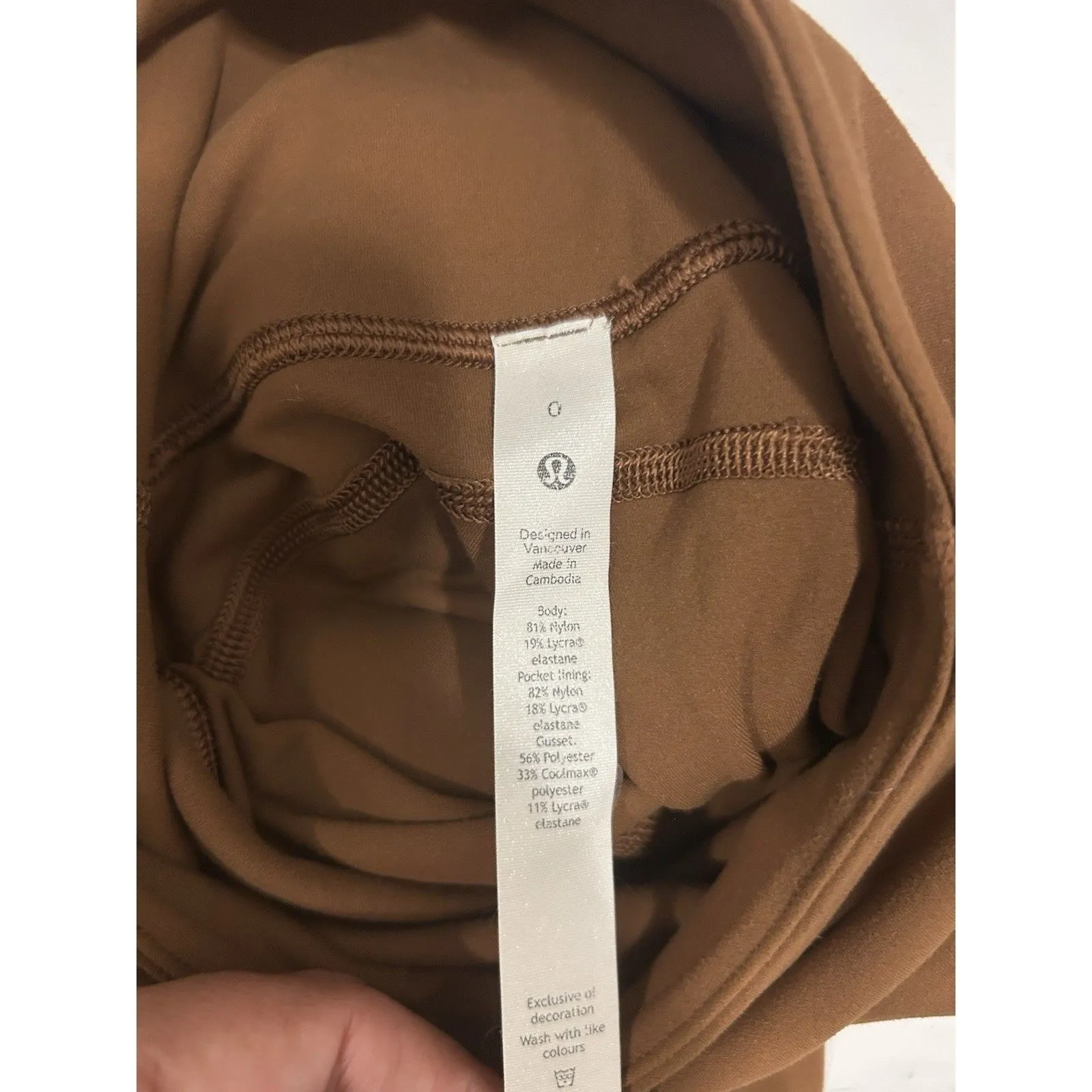 Lululemon Leggings Size 0 Women’s Brown Align High Rise Mini Flare Lava Cake - Image 4