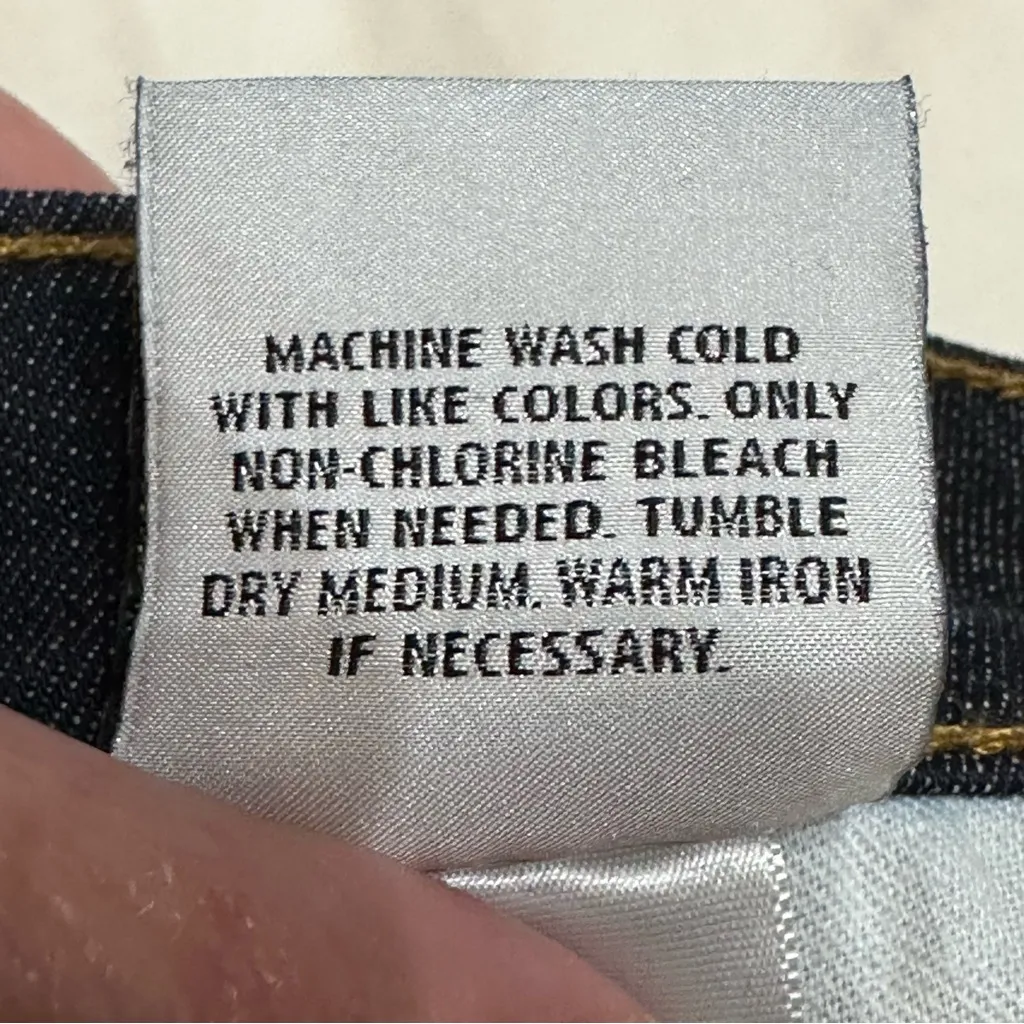 Hudson NWOT Juliette Refine Super Skinny Dark Denim Split Hem Jeans 27 Punk - Image 12