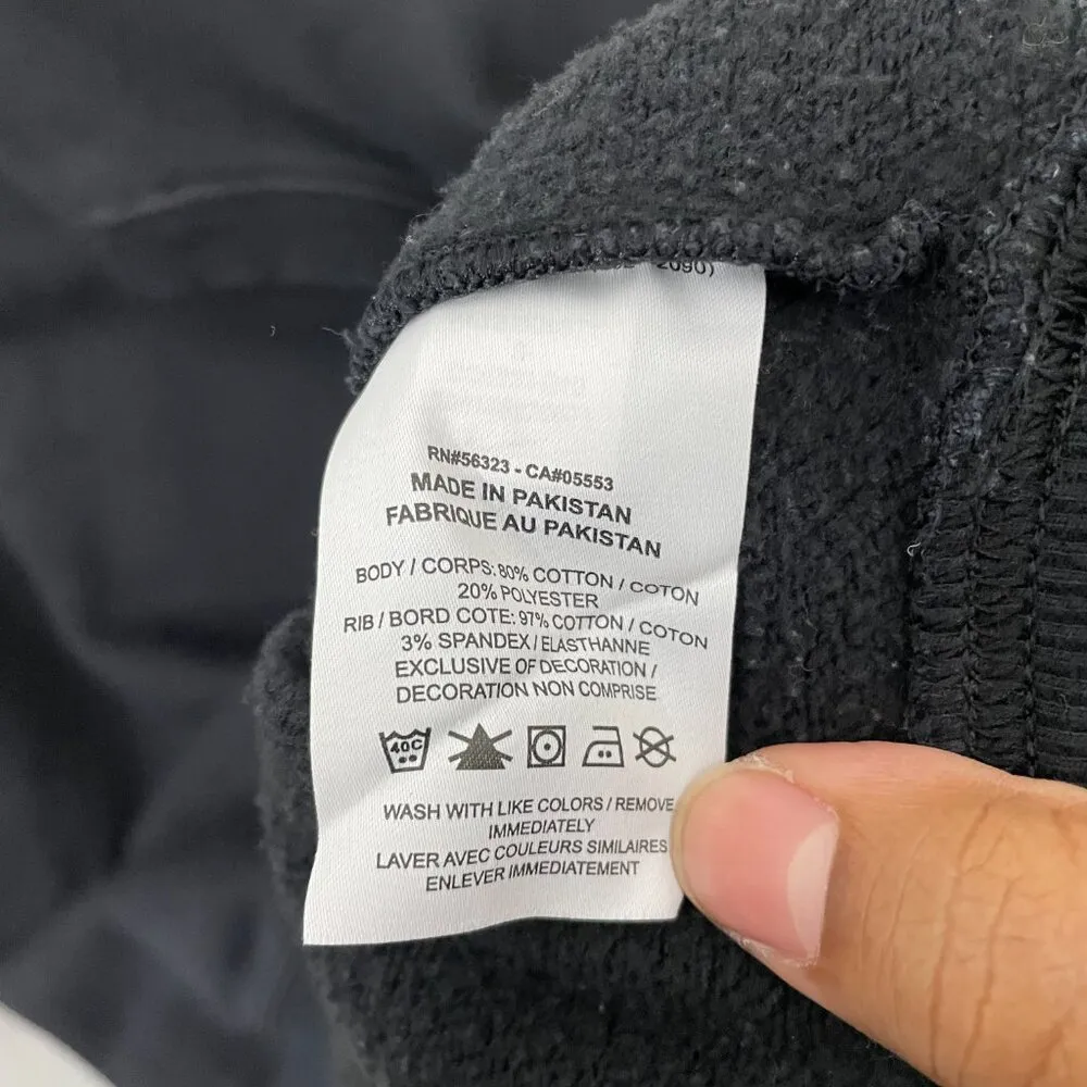 Phoenix Fleece Sweatshirt Women S Black Oversized Middle Swoosh Crewneck - Image 5