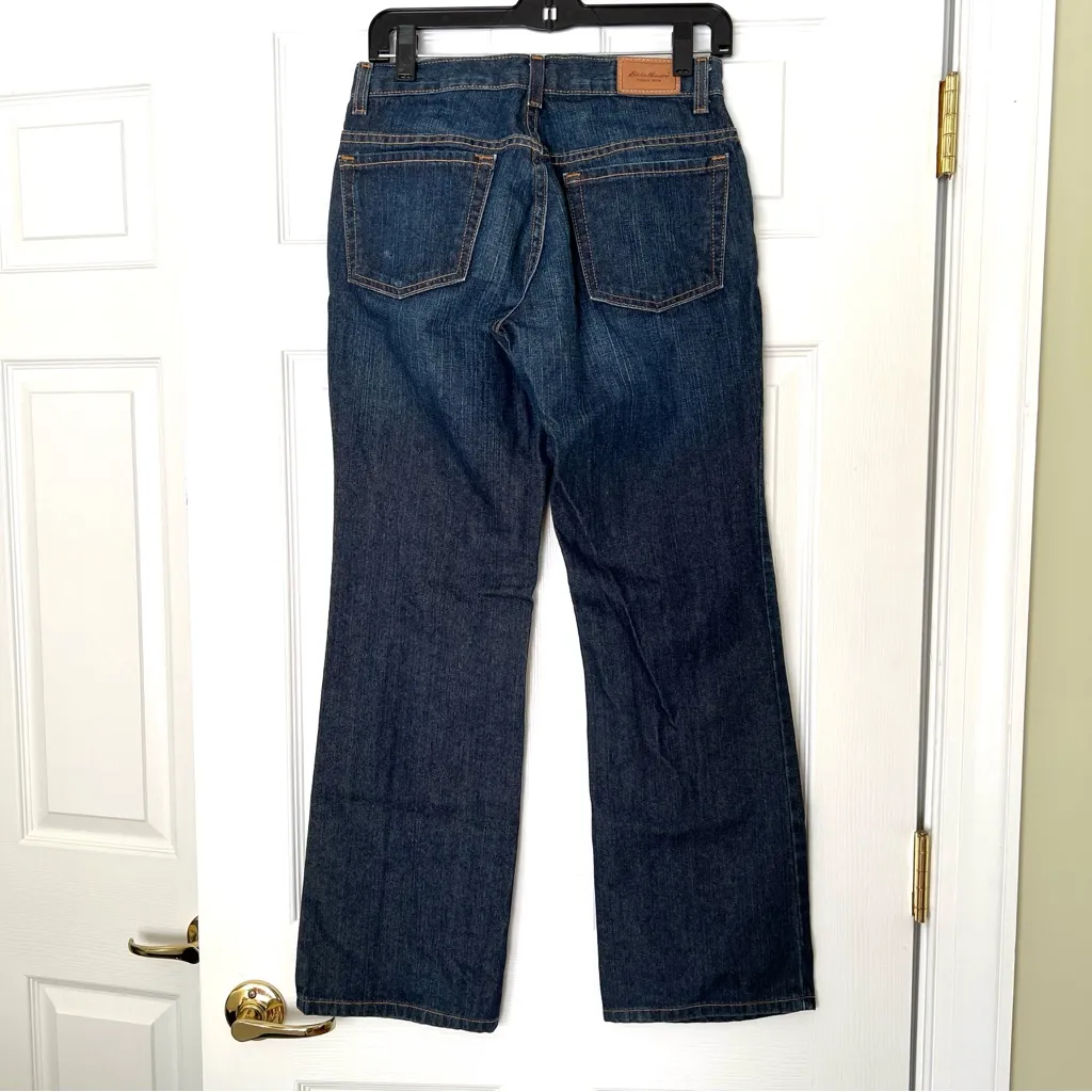 Eddie Bauer Bootcut straight cotton jeans 2 petite - Image 15