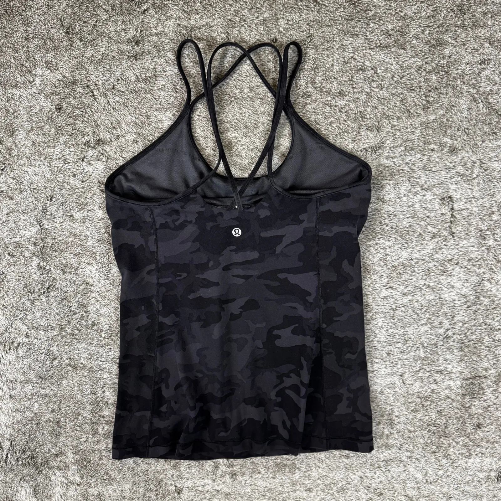 Lululemon Free To Be Tank Women's 8 Black Camo - Image 8