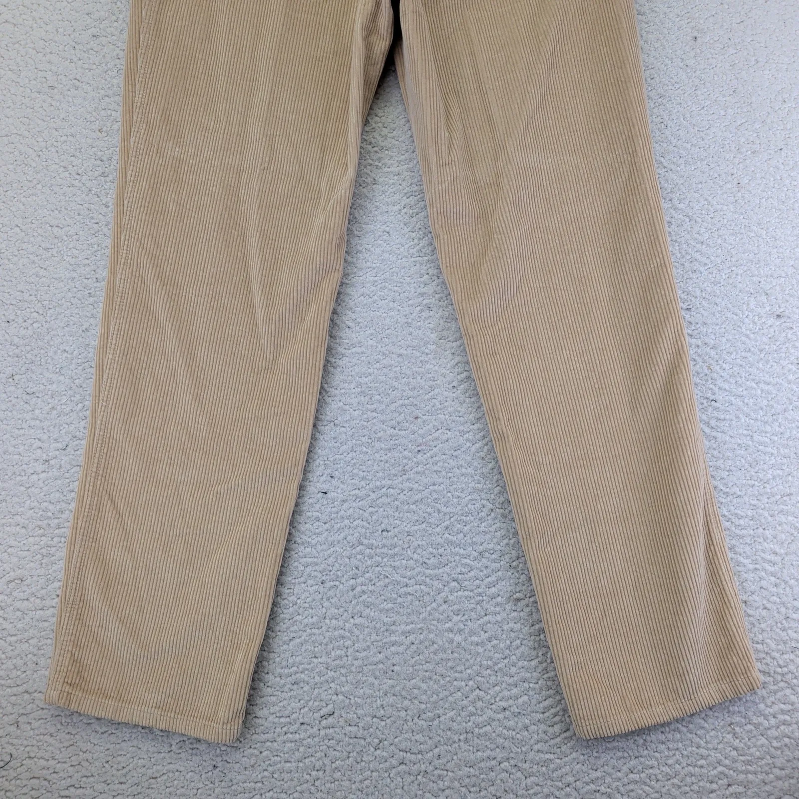 Aritzia Wilfred Free Lennox Corduroy Pant Women 6 Pleated Straight Leg Tan 75456 - Image 9