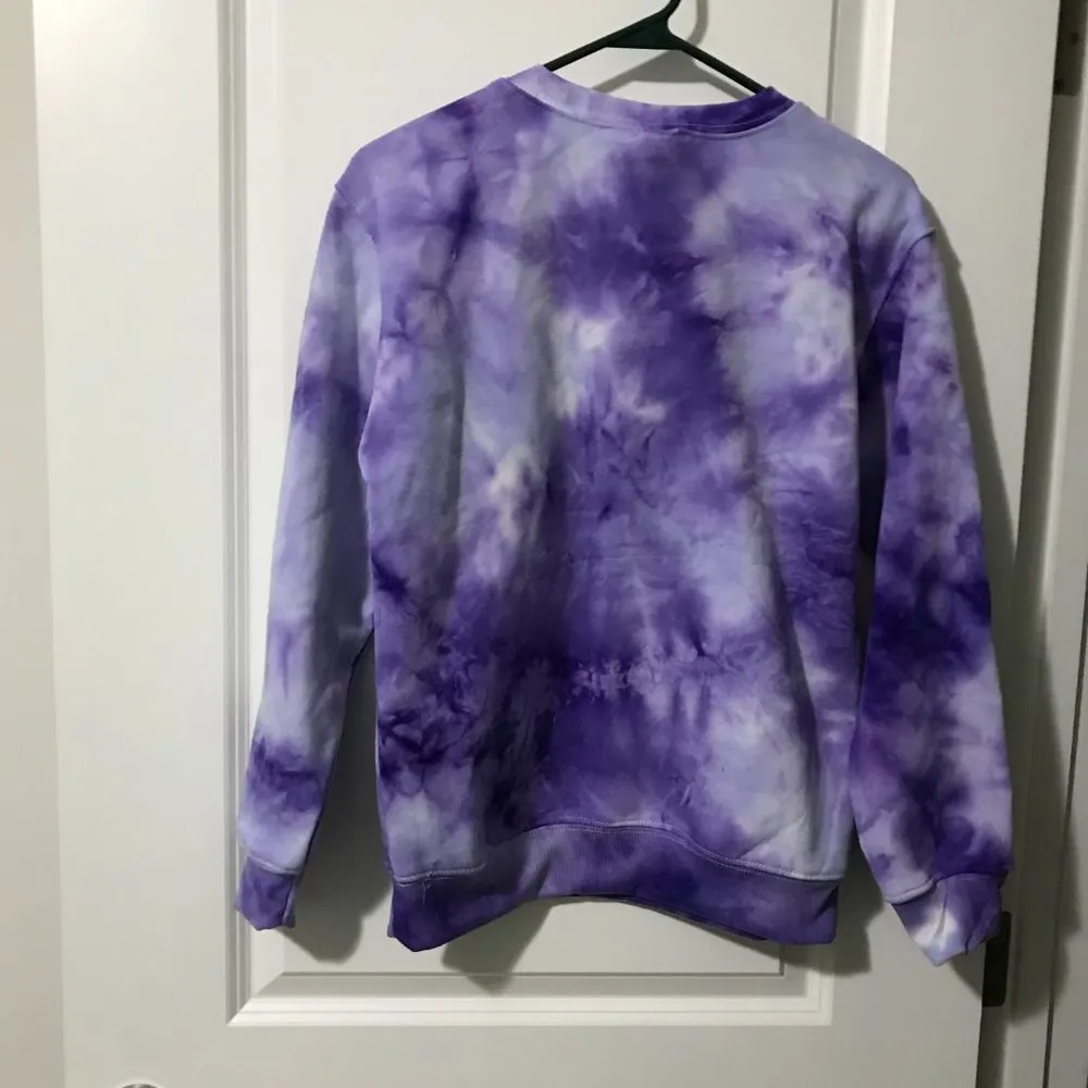 Pink Floyd Band Sweatshirt Purple Refuge Tie Dye Commemorative XS NWT - Image 2