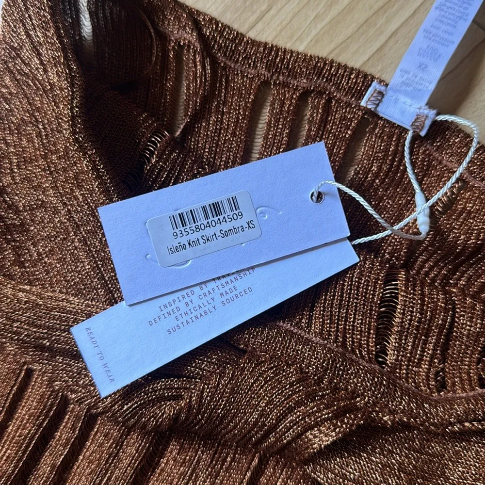 Bydee Isleno knit skirt Brown Size XS - Image 3