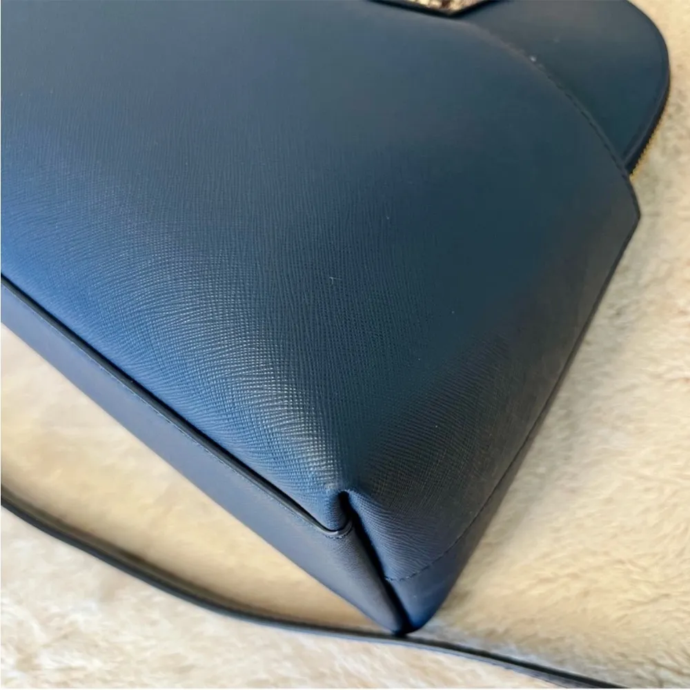 Michael Kors Hudson Embossed Snake Dome 2-Way Bag - Image 11