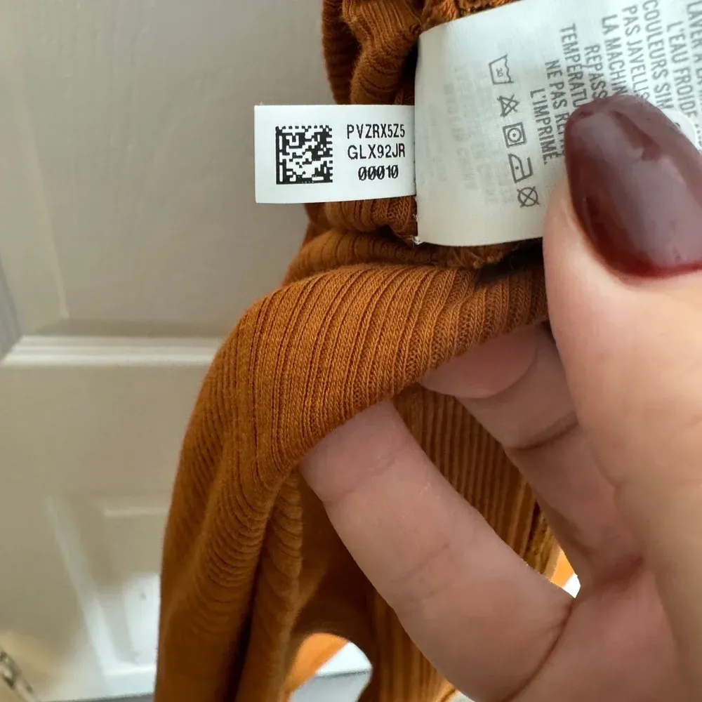 AERIE NWT Copper Brown Ribbed Midi Tank Dress Size‎ XL - Image 10