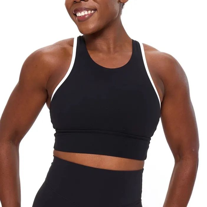 BUFFBUNNY Geo Sports Bra Onyx Black/White. Size Large. New With Tags. - Image 2