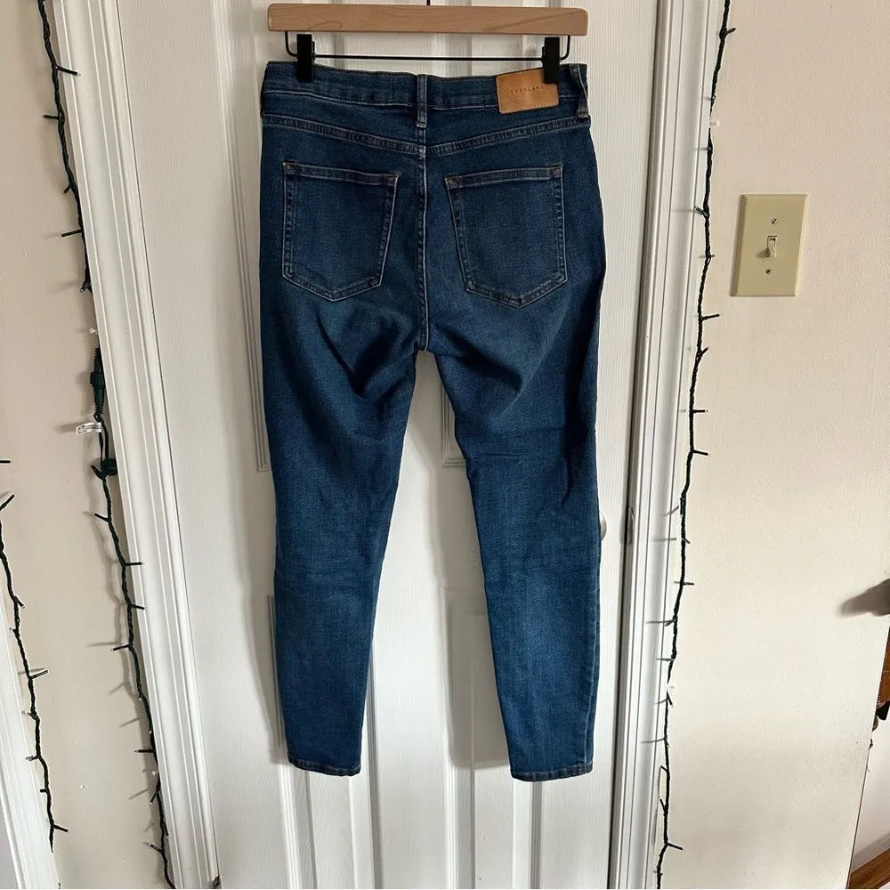 Everlane Mid Rise Skinny Jean Women’s Size 28 Dark Wash - Image 5