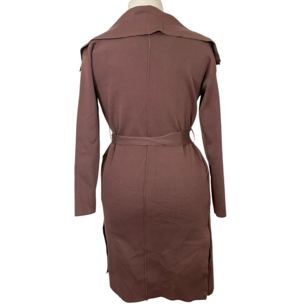 Belted duster sweater jacket - Image 2