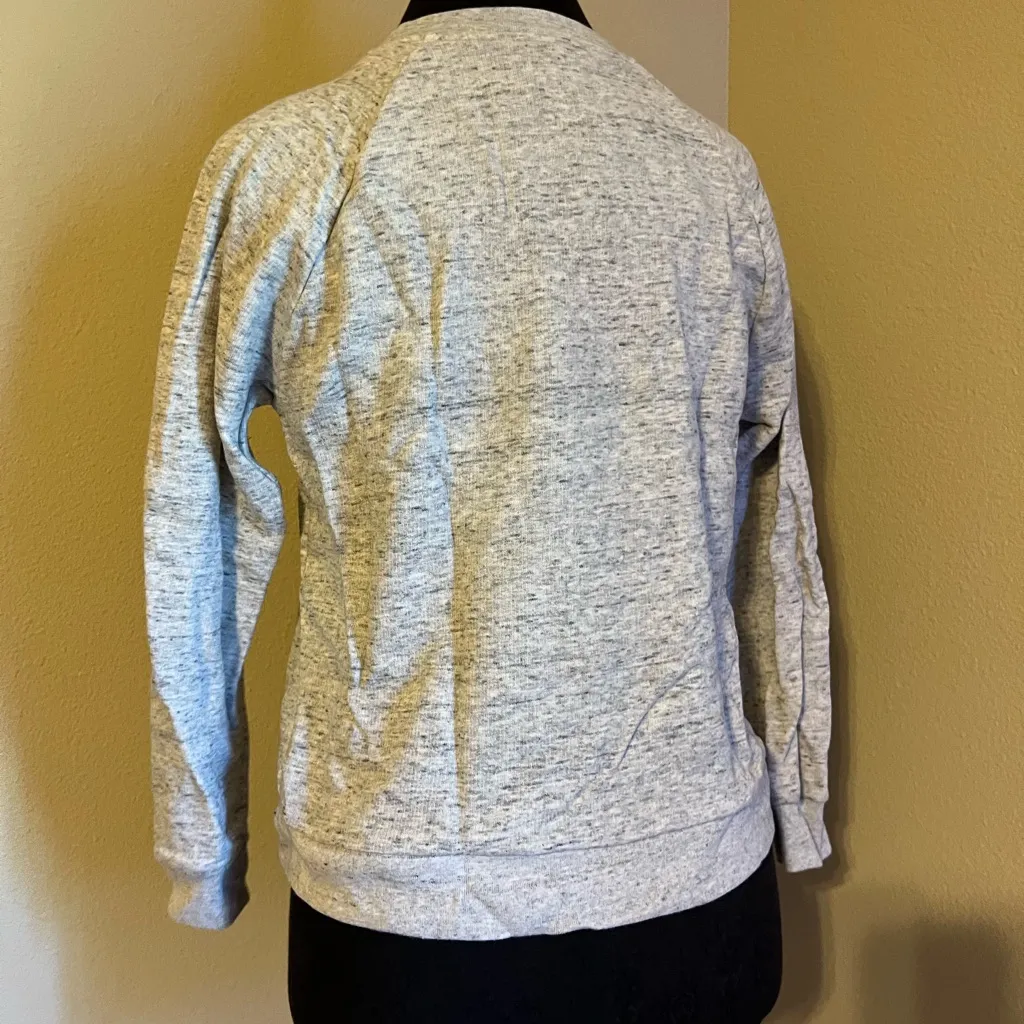 ❤️ Whistles Graphic Sweatshirt Gray - Image 2