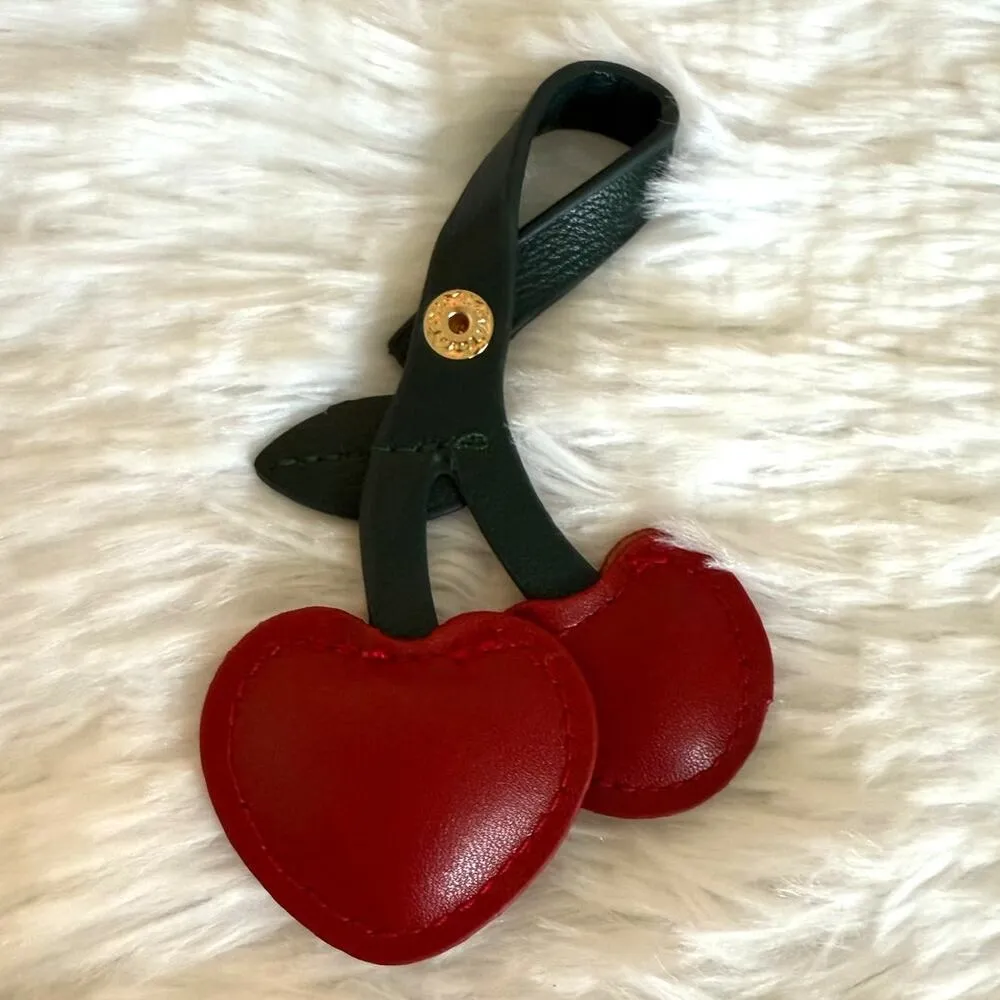 Cherry Heart Bag Charm Bag Jewelry Red - Image 2