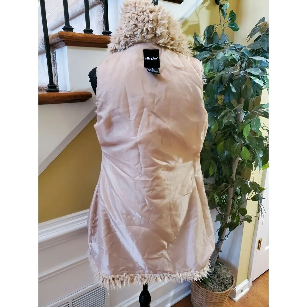 Me Jane Women's Faux Fur Vest M - Image 5
