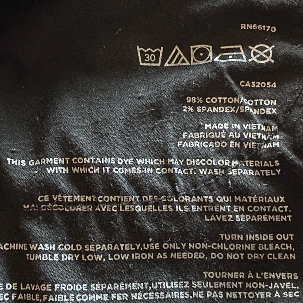 Urban Outfitters BDG Mid Rise Twig Ted Black Floral Printed Skinny Jeans Size 25 - Image 7