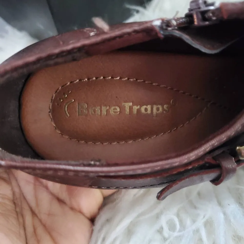 Bare Traps Glamour Brown Soft Leather Slip On Shoe Boots 6.5 - Image 9