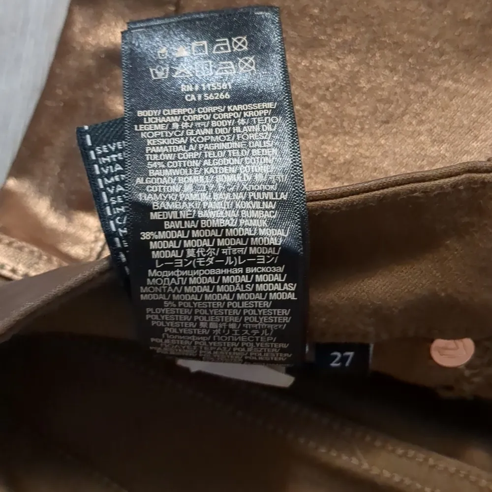 7 for all mankind high waist ankle skinny jeans size 27 - Image 8