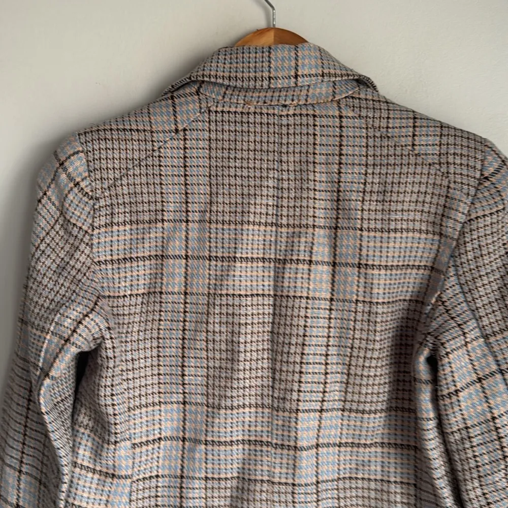 NEW FREE PEOPLE Chess Blazer in Multi XS - Image 12