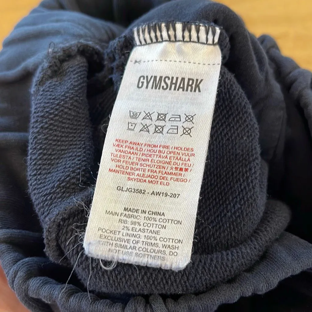 Gymshark Womens 100% Cotton Drawstring Jogger Sweatpants Black Size Small‎ - Image 7