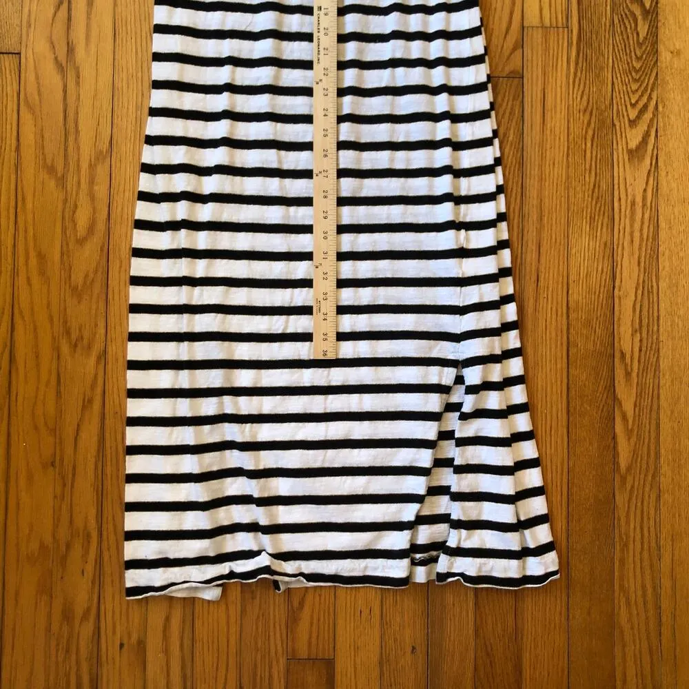 West Marine NWOT Women's Black White Striped Beachside Maxi Dress Size M Size M - Image 3