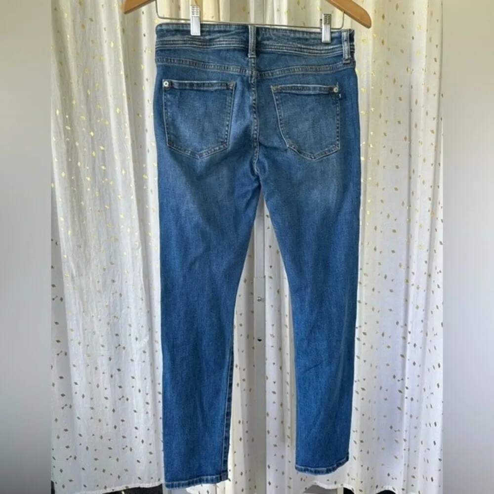 Anthropologie Pilcro And The Letterpress Distressed Slim Boyfriend Crop Jeans 26 - Image 3