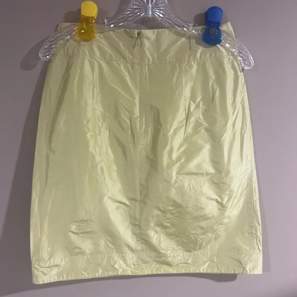 Strenesse by Gabriele Strehe size 4 silk pencil skirt Green - Image 6