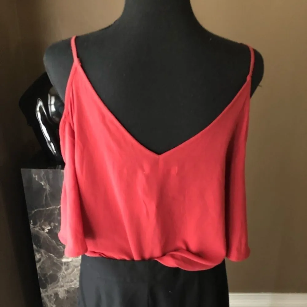 🌵3/$25 Papaya Faux Wrap Blouse - Image 2