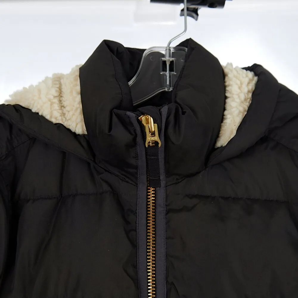 J Crew Factory Vail Puffer Coat in Black Women's XS NWOT - Image 3