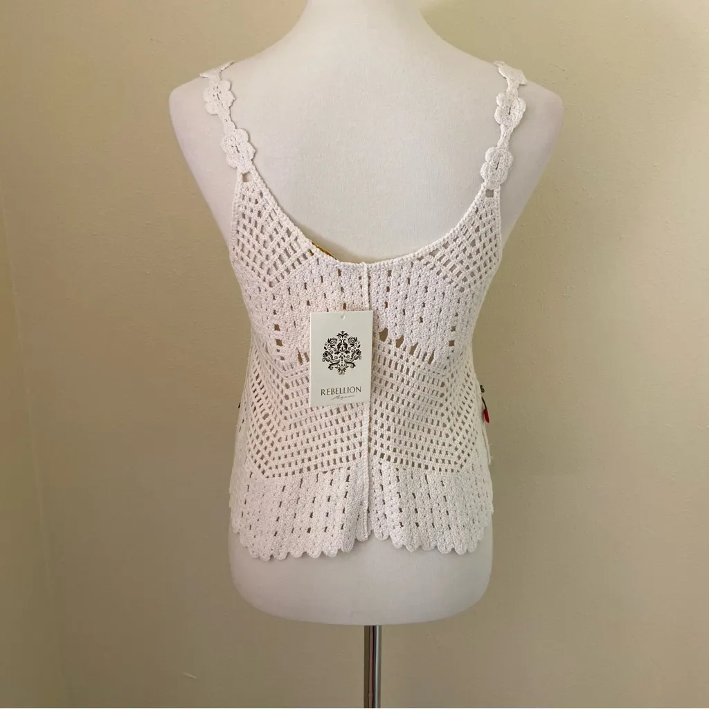 Rebellion Crochet Cherry Tank Top - Image 10