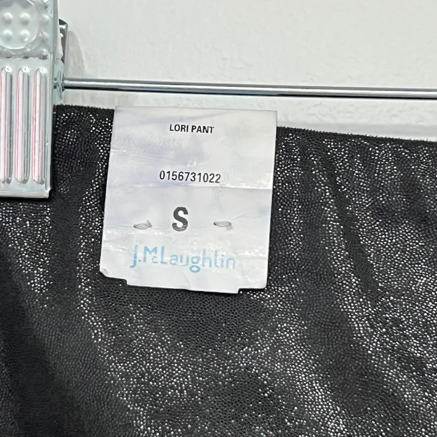 J Mclaughlin Lori Pants Small NWT $168 Skinny Stretch Faux Suede Gray Metallic - Image 3