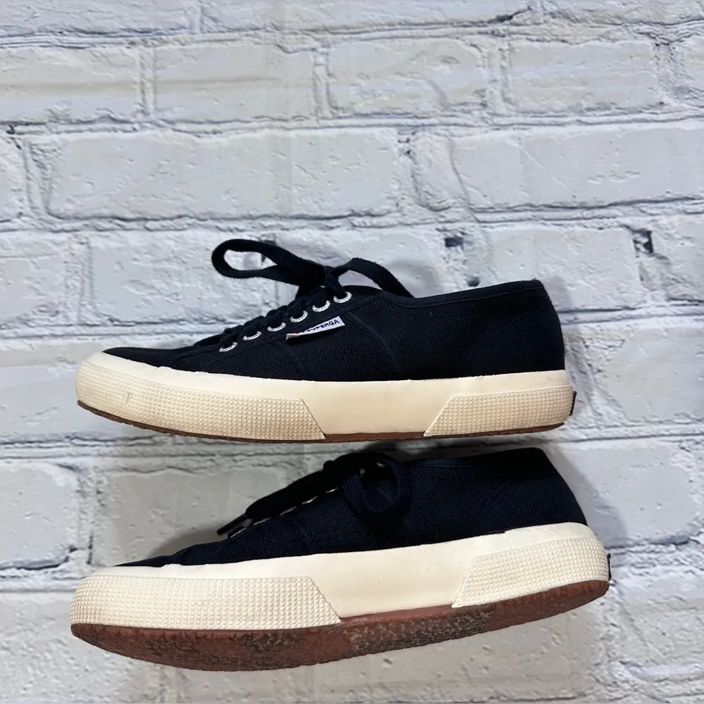 Superga 2750 Cotu Sneakers in Black - Image 2