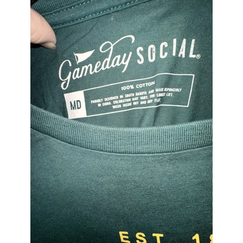 NCAA NORTH DAKOTA STATE UNIVERSITY NDSU BISON Gameday Social TEE SHIRT Size M - Image 2