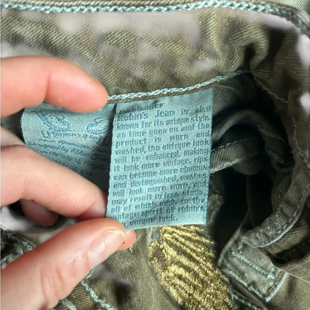 Robin's Jean Women's Silver Skinny Jeans Size 31 - Image 9