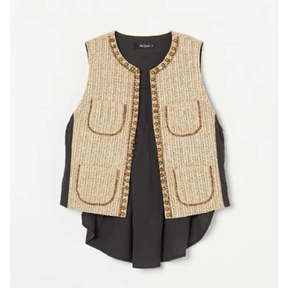 Mes Demoiselles Rokia Vest Size 44 (US 10 - Image 2