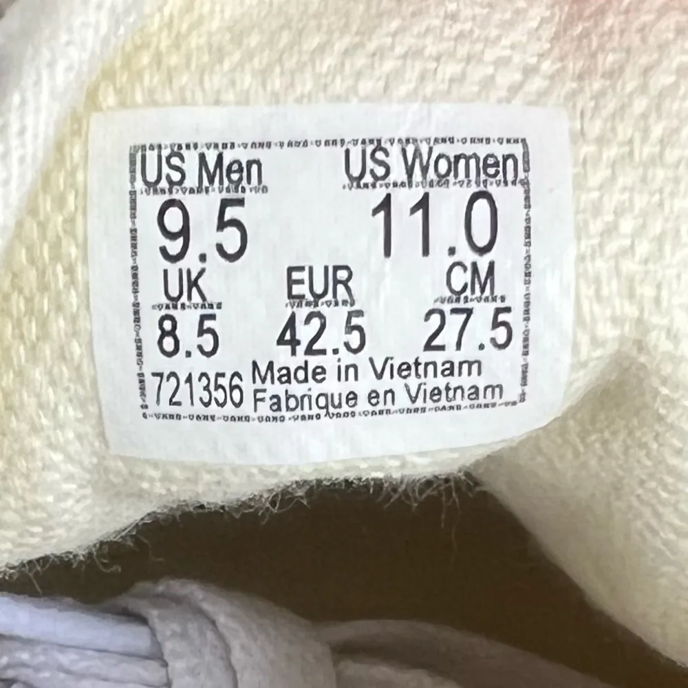 Vans Off the Wall Platform Pastel Plaid Print Unisex Shoe Size 9.5 or 11 #782 - Image 9