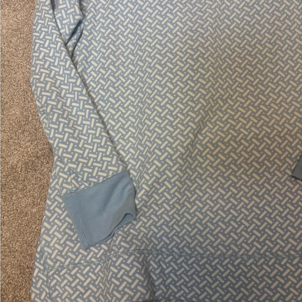 Bundle of T by Talbots Blue & Gray Comfy Cozy Soft Zig Zag Geo Pullover Sweaters - Image 11