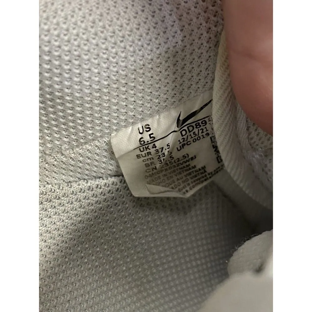 Nike Air Force 1 Low LE Sneakers Women 6.5 White Leather Logo Athletic Shoes S31 - Image 8