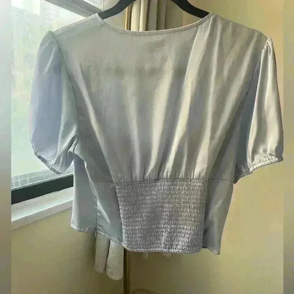 Light blue revolve superdown top - Image 6