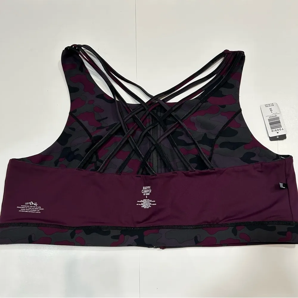 Torrid Low Impact Wireless Strappy Back Active Sports Bra in Cozy Camo - 5X - Image 12