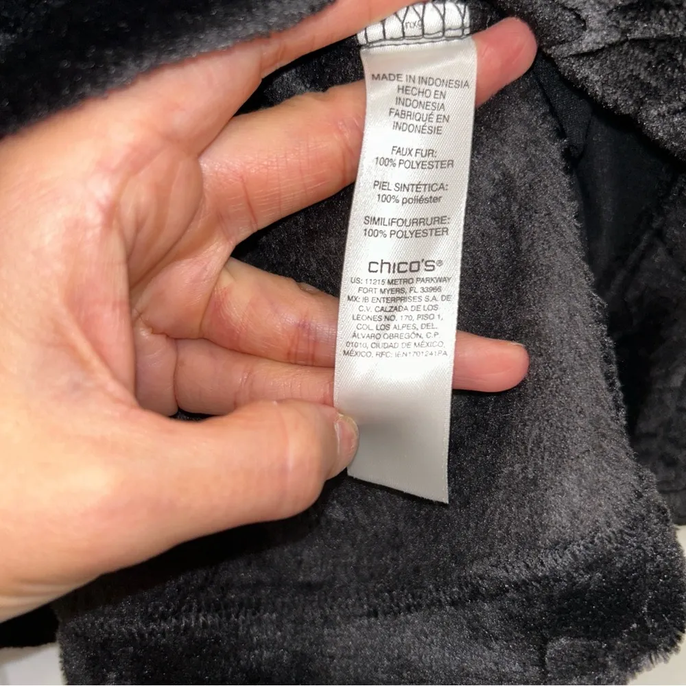 Weekends By Chico’s Black Pullover Women’s Medium - Image 6