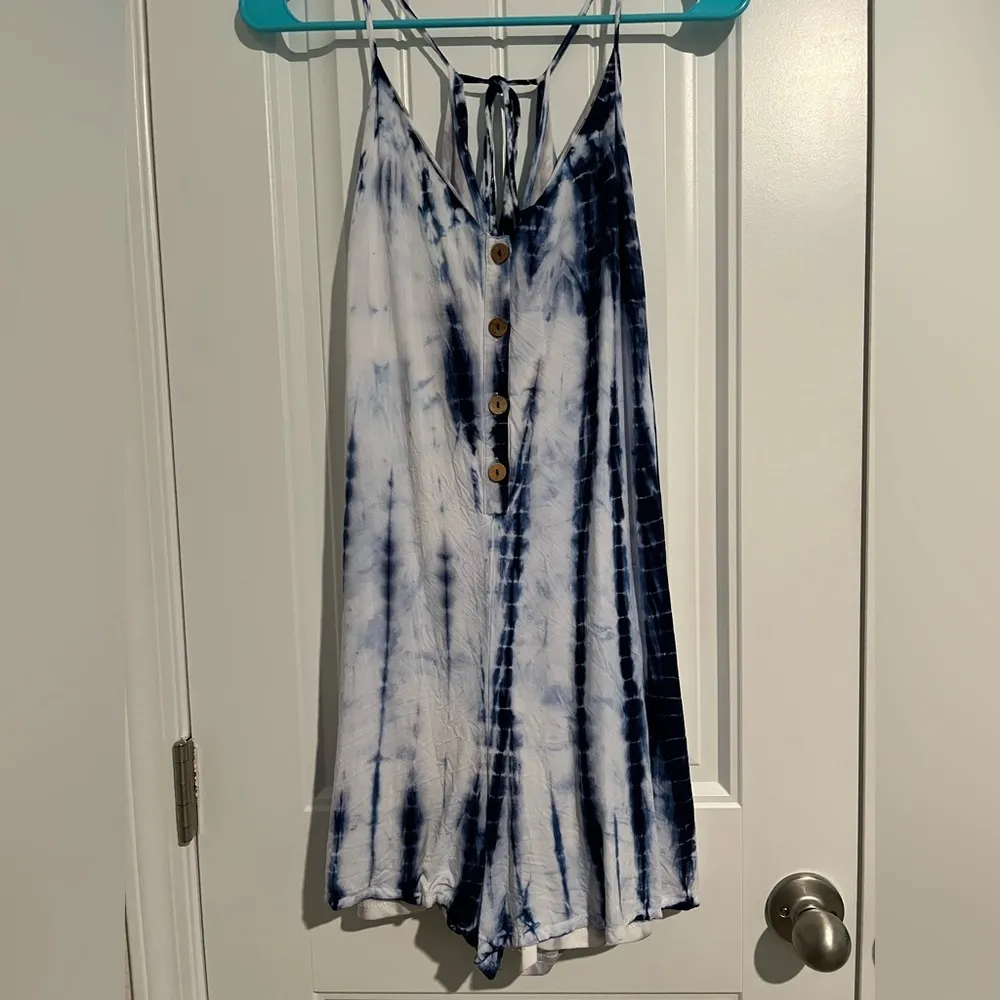 Versona Blue Tie-Dye romper - Image 2