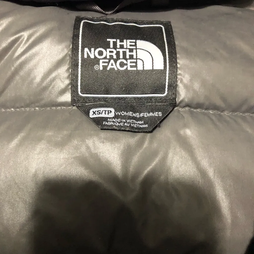 The North Face 600‎ Fill Purple Puffer Down Jacket  Women's XS Faux Fur Hood - Image 4