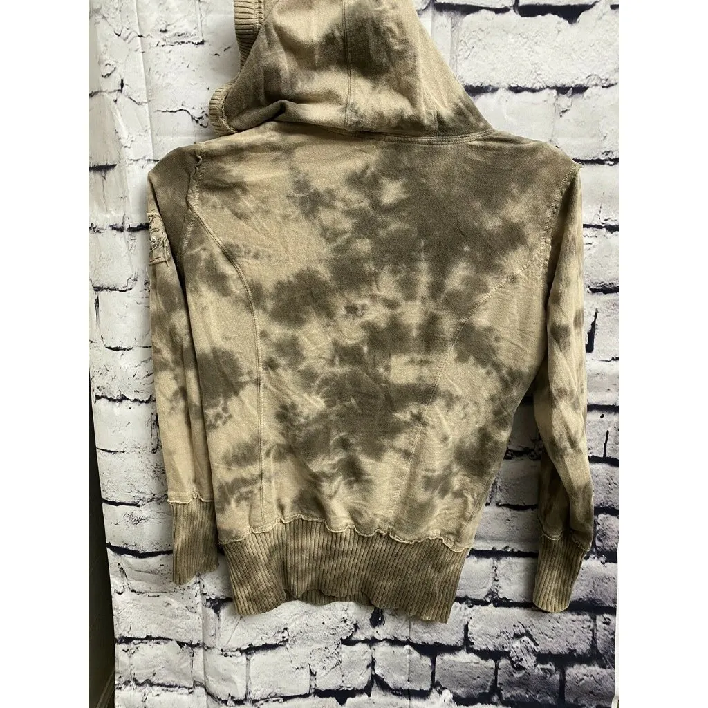 Calvin Klein Jeans Pullover Deep V Hoodie tie dye Vintage 90’s ? Womens Small - Image 2