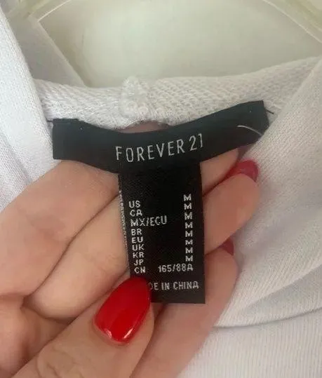 Happy Face Terrycloth Graphic Hoodie M NWT - Image 9