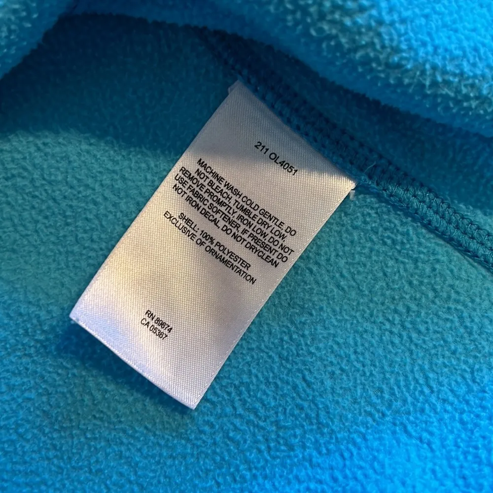 Mountain Hardwear XS pullover fleece fitted blue half zip up long sleeve - Image 9