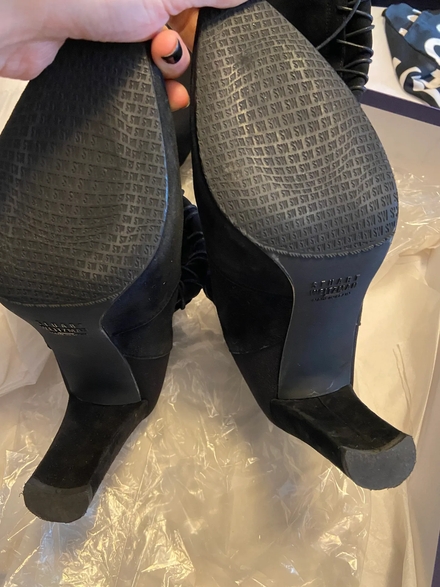 Stuart Weitzman Half N Half Knee Boots - Image 7