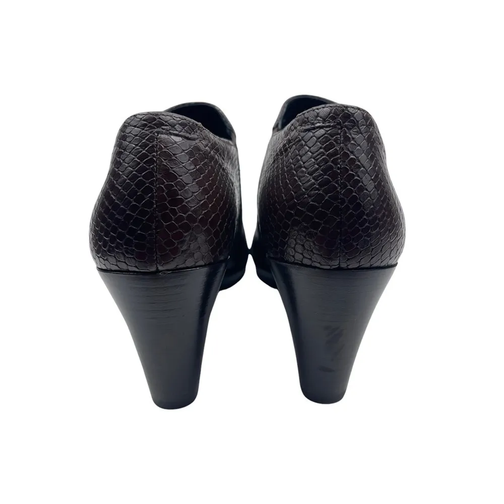 Ecco Shape 55 Plateau Stack Shootie Coffee Cafe Booties Women’s Size 40 - Image 5