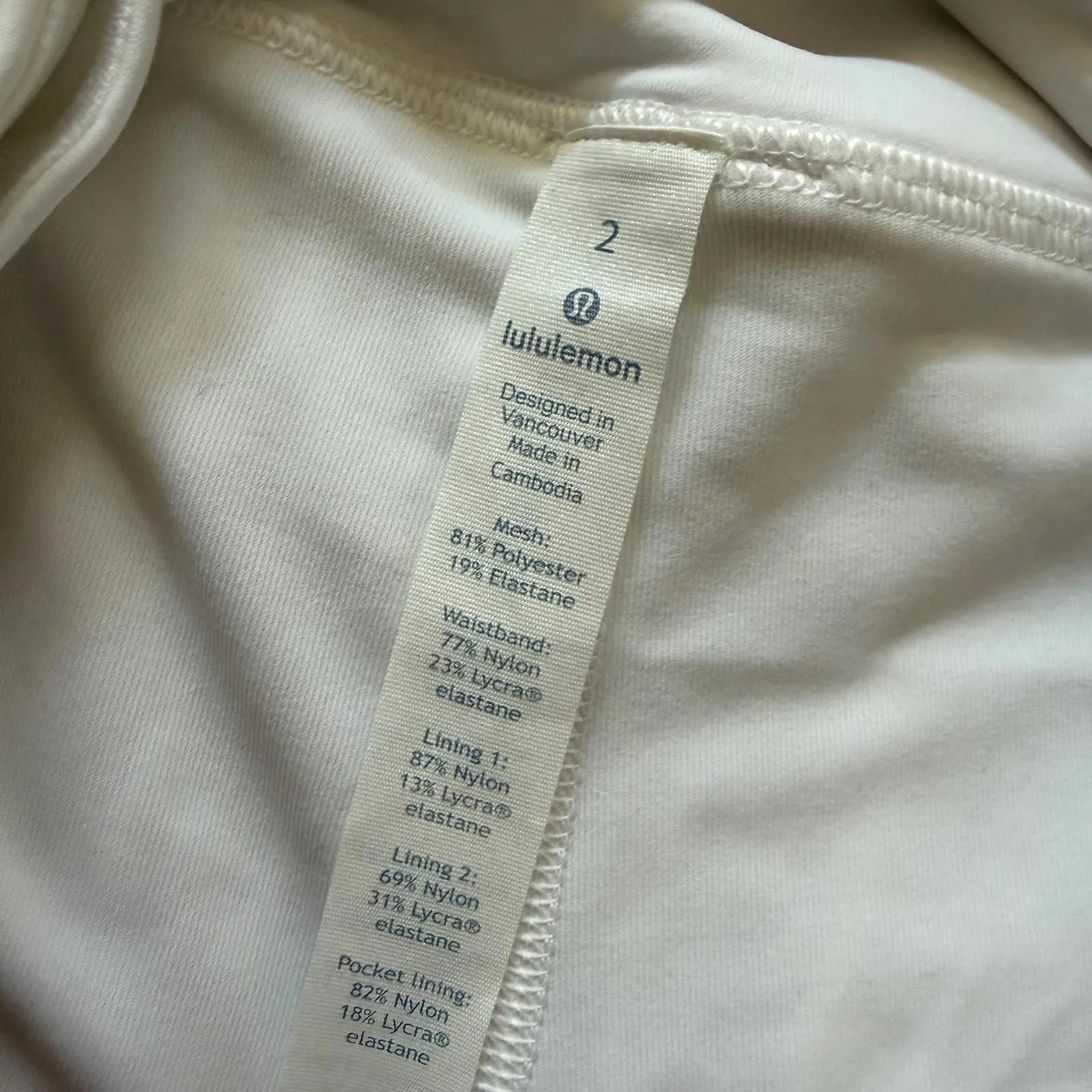 Lululemon Just Pleat It Skirt Tennis Pickleball Skort White Women's Size 2 - Image 8