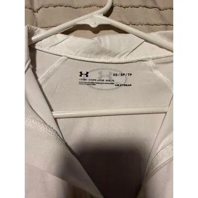 Under Armour  Women's White Quarter-Zip Pullover Jacket XS - Image 2