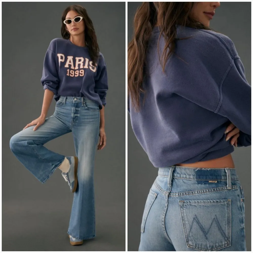 đź’•MOTHER SUPERIORđź’• The Tomcat Roller Jeans ~ Pretty Is As Pretty Does 30 NWOT - Image 4