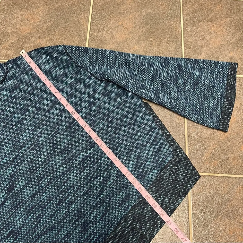 Free People FP We the Free Sunny Days Oversized Knit Sweater Blue Small S - Image 10