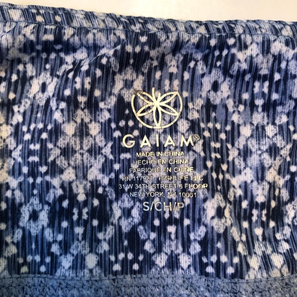 Gaiam OM Align Capri Essie Print Stonewash - Image 5